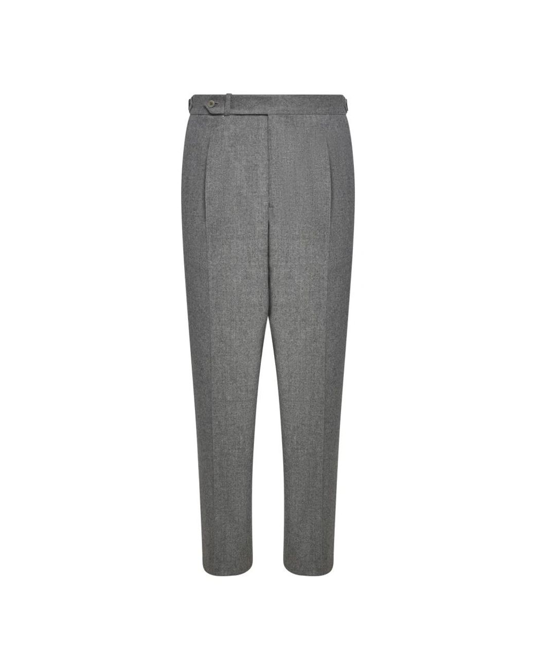Franzese Collection Gray Slim-Fit Trousers for men