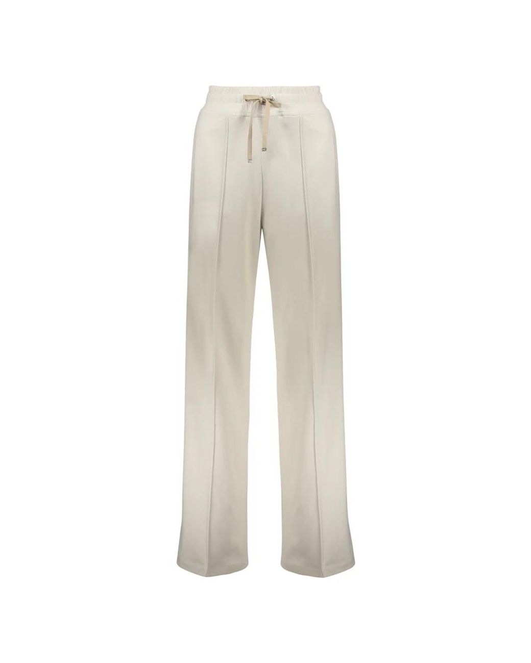Moorer Natural Wide Trousers