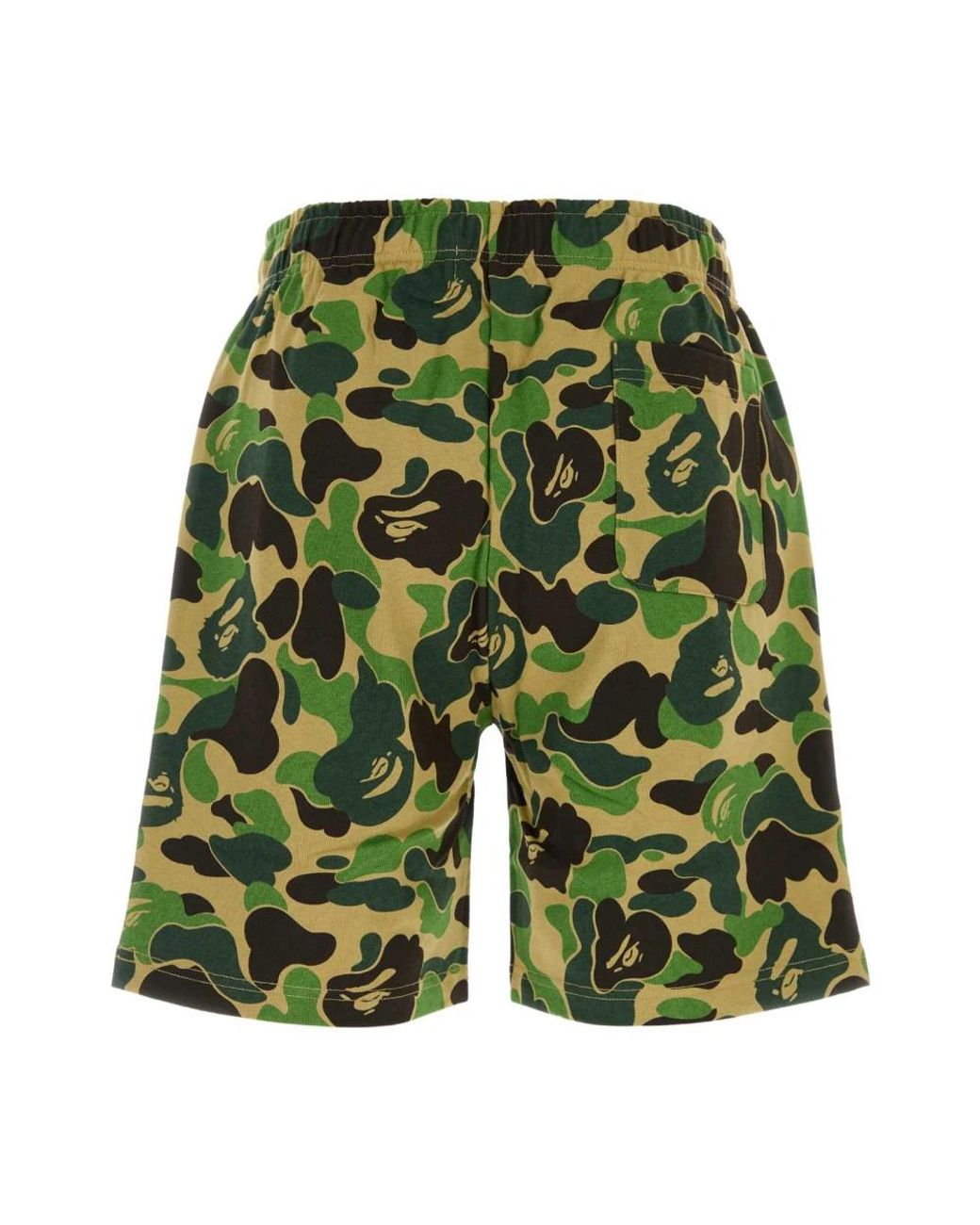 A Bathing Ape Green Casual Shorts for men