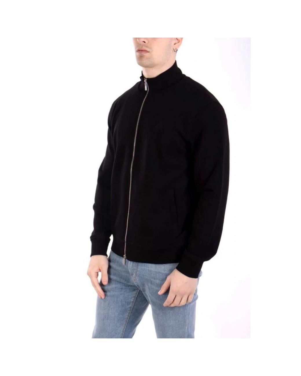 Karl Lagerfeld Black Zip-Throughs for men