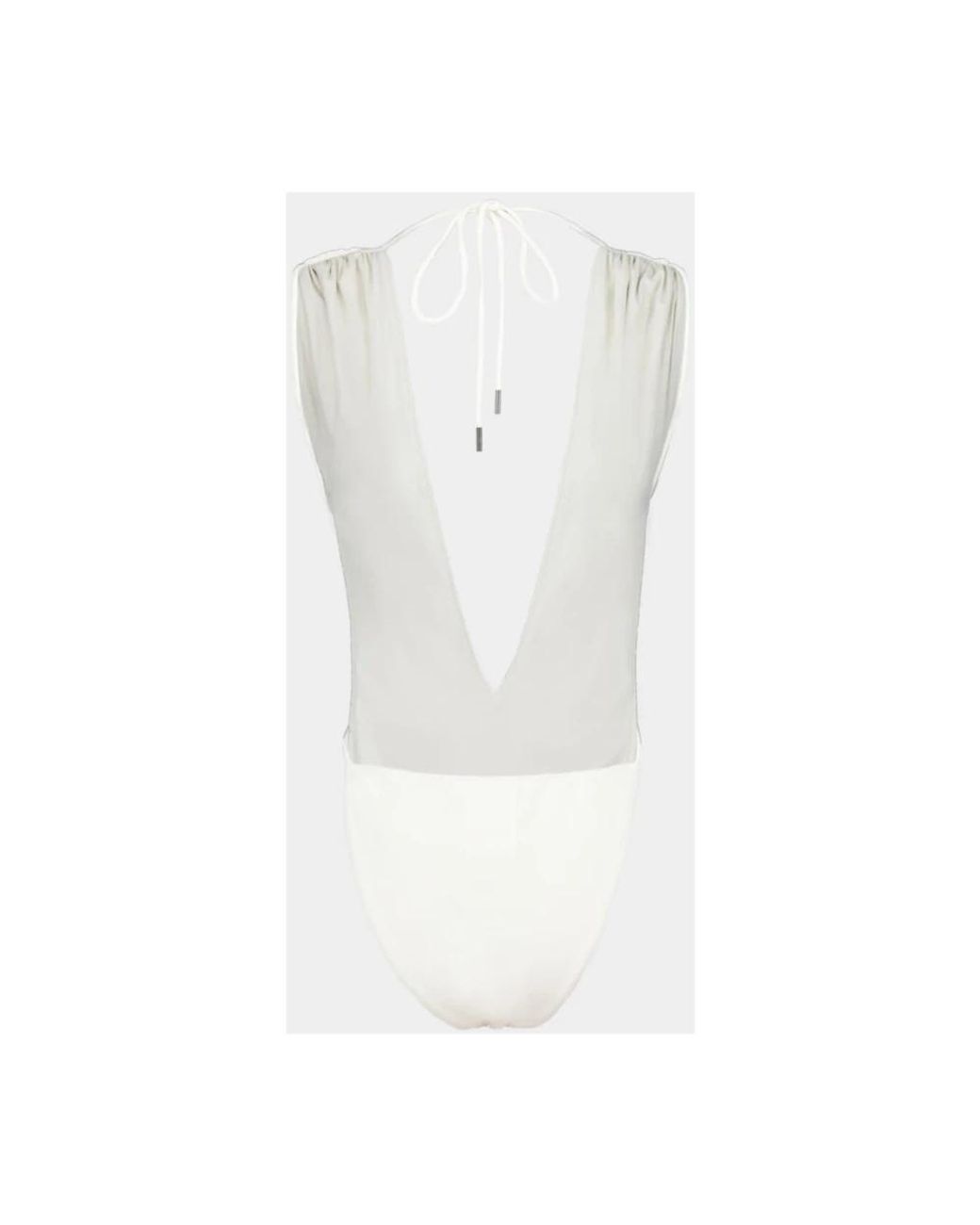 Saint Laurent White Swimsuits