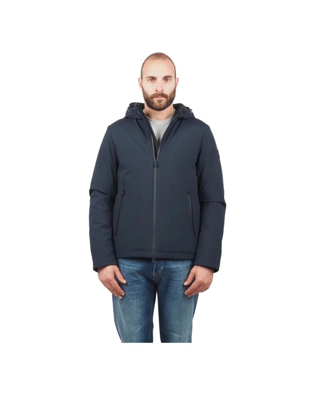 People Of Shibuya Blue Winter Jackets for men