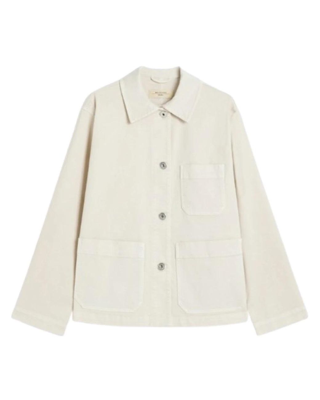 Weekend by Maxmara Jassen ,Wit ,Katoen Jasje in het White