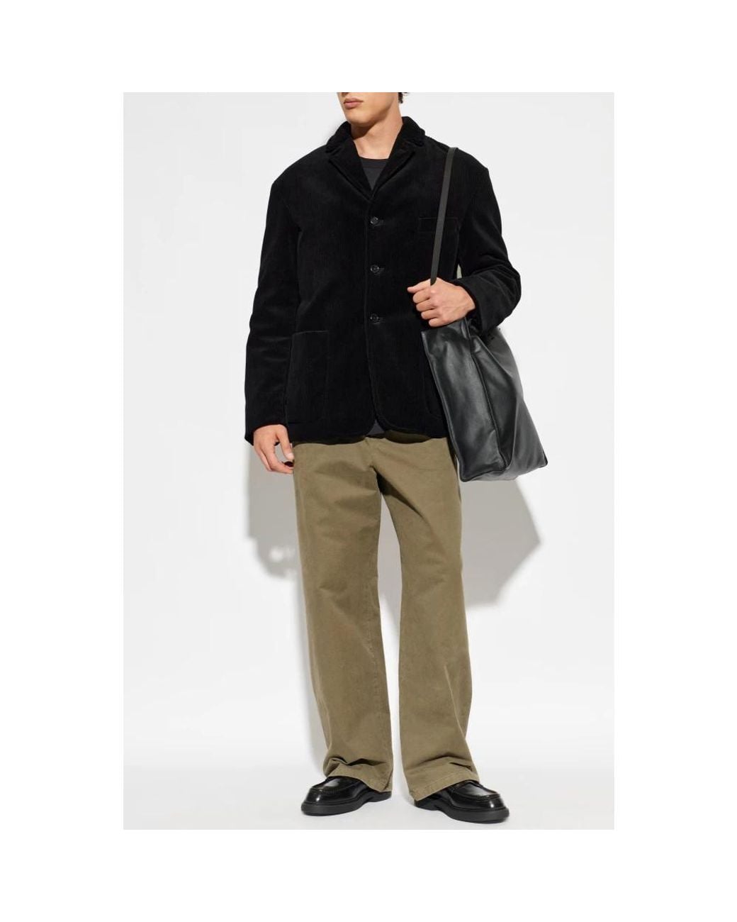 Jil Sander Green Wide Trousers for men