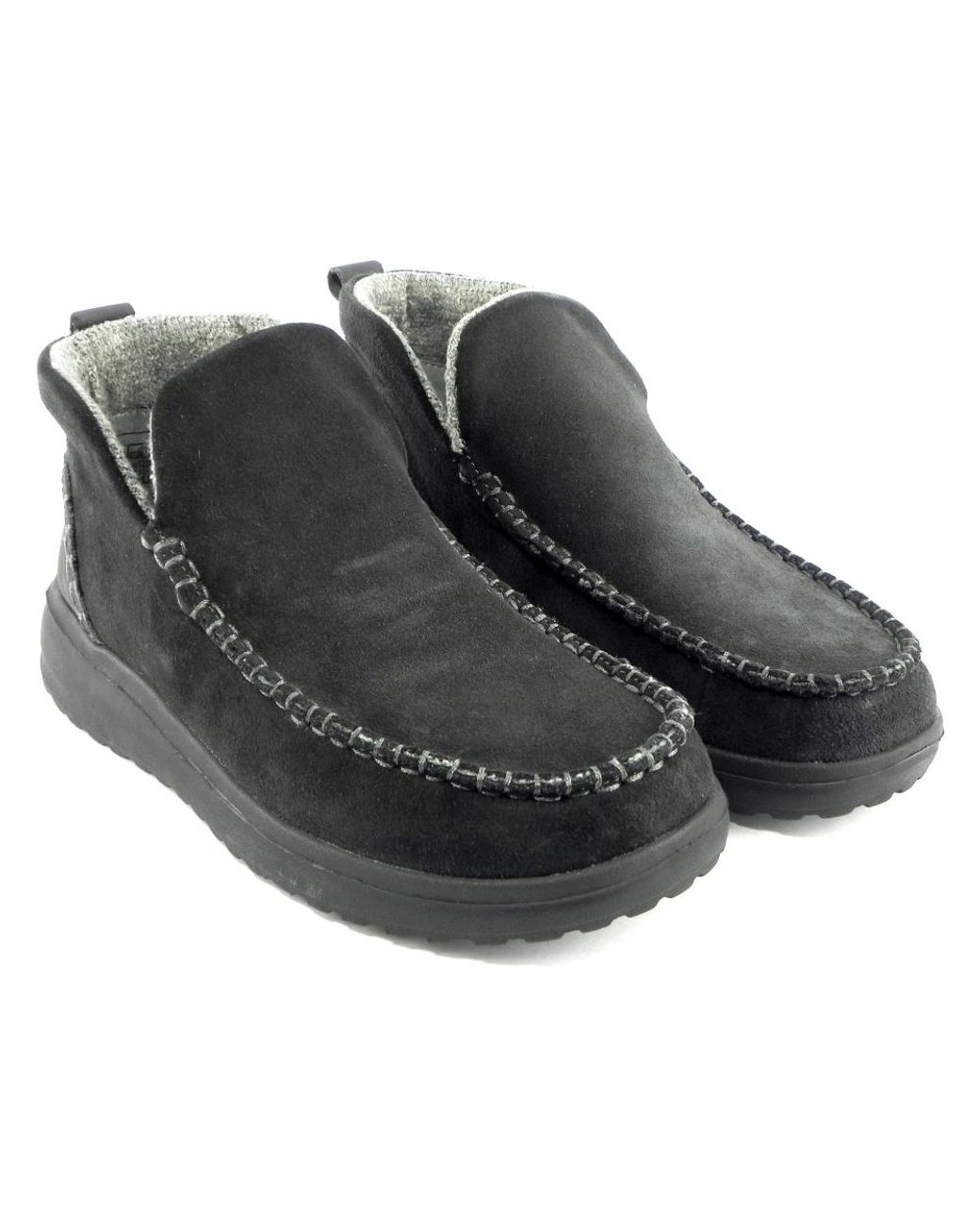HeyDude Black Ankle Boots