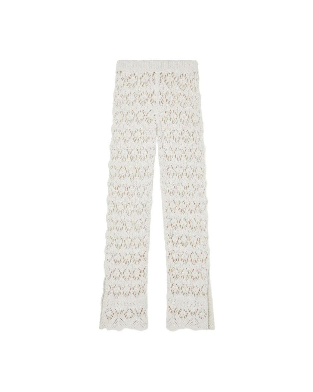 Wide Trousers Alanui de color White