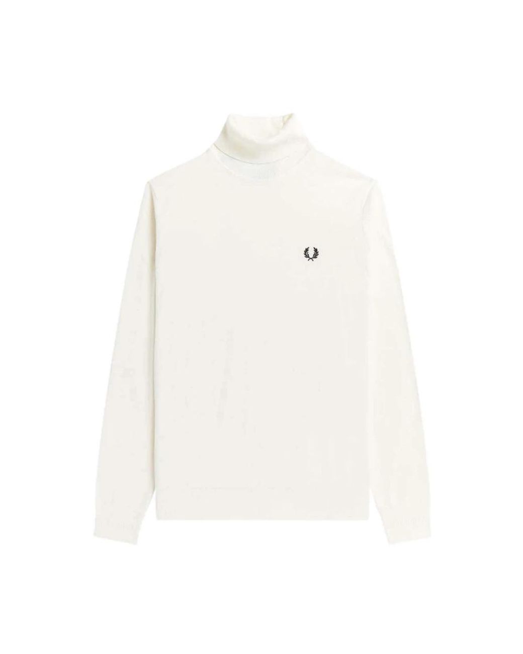 Fred Perry White Turtlenecks for men