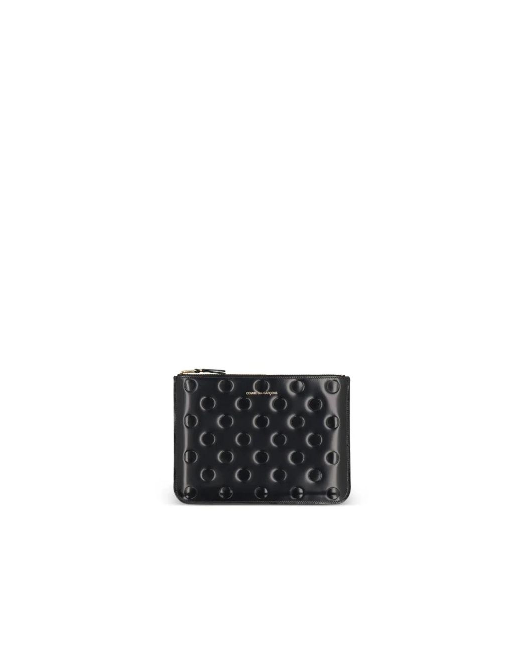 Comme des Garçons Black Polka Dots Embossed Pouch