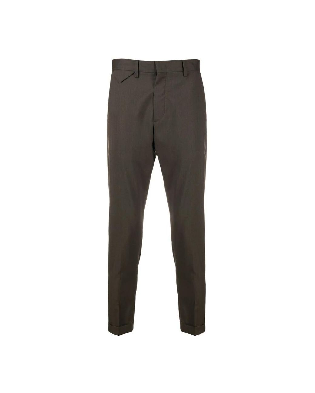 Low Brand Gray Slim-Fit Trousers for men