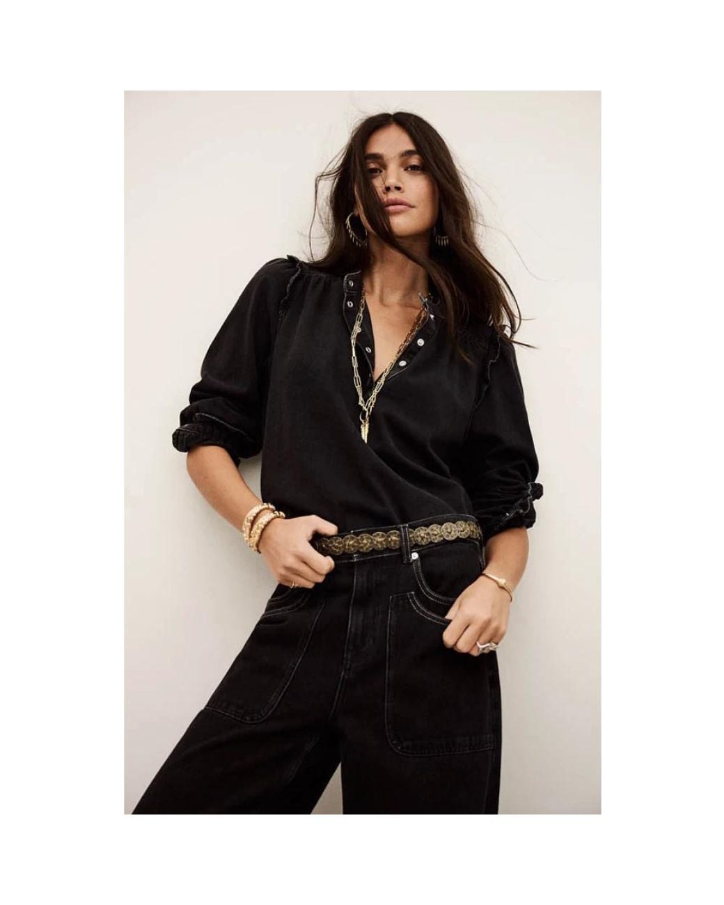 Blouses Ba&sh de color Black