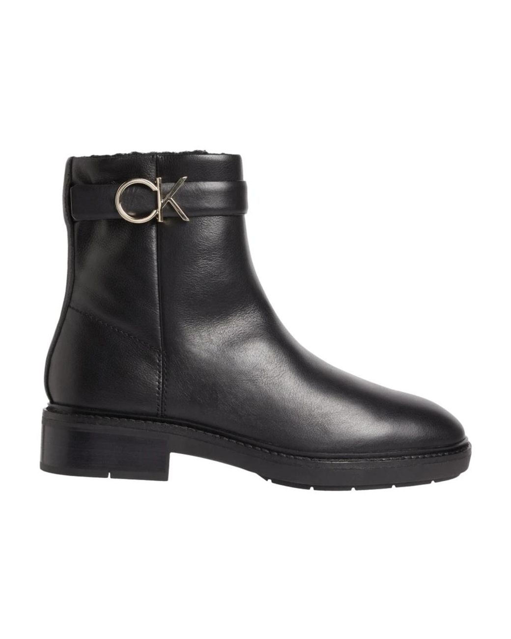Calvin Klein Black Ankle Boots