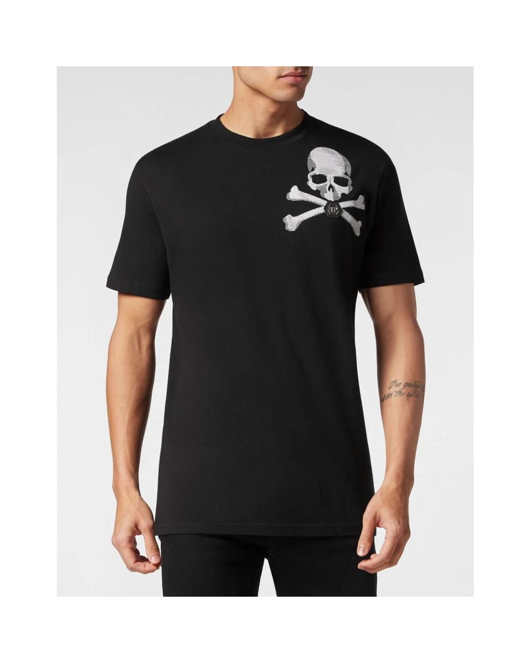 Philipp Plein Black T-Shirts for men