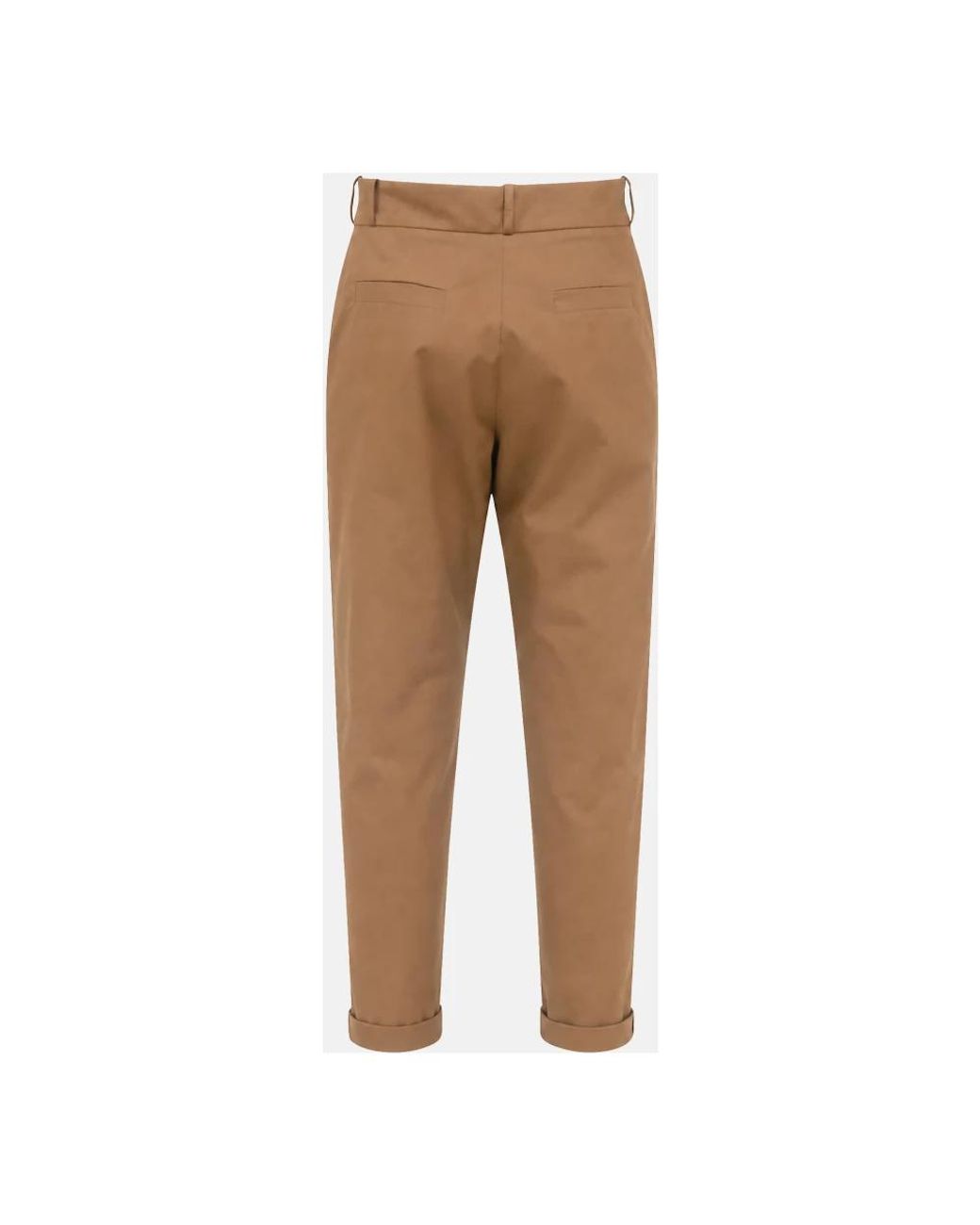 Imperial Natural Cropped Trousers