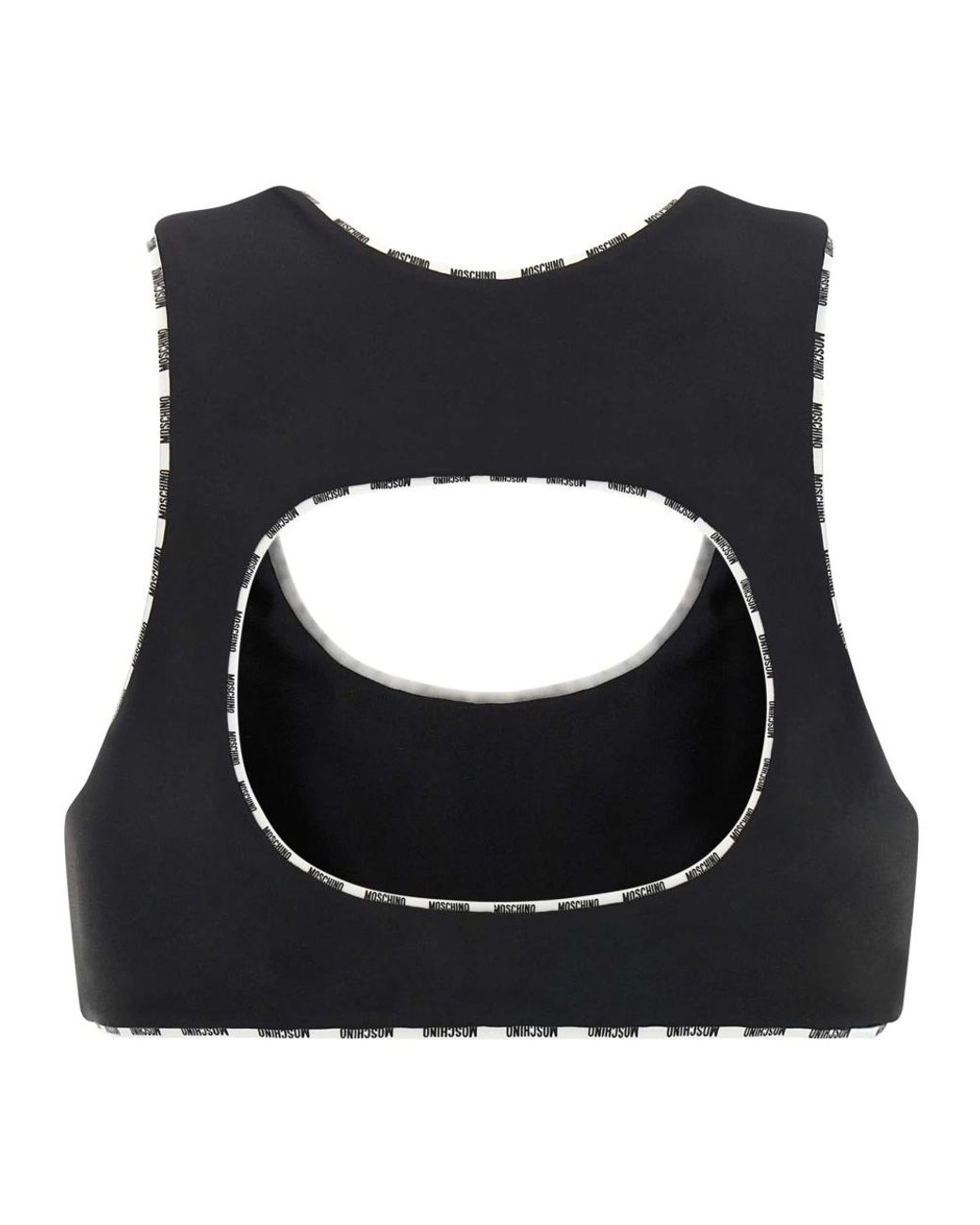 Moschino Black Sleeveless Tops