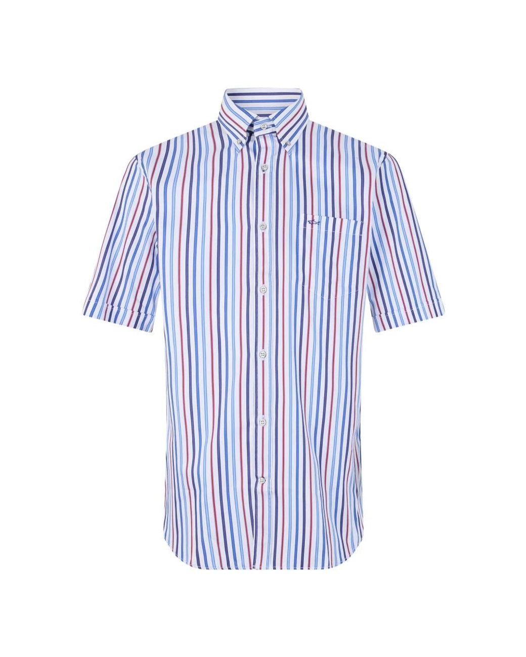 Paul & Shark Blue Short Sleeve Shirts for men