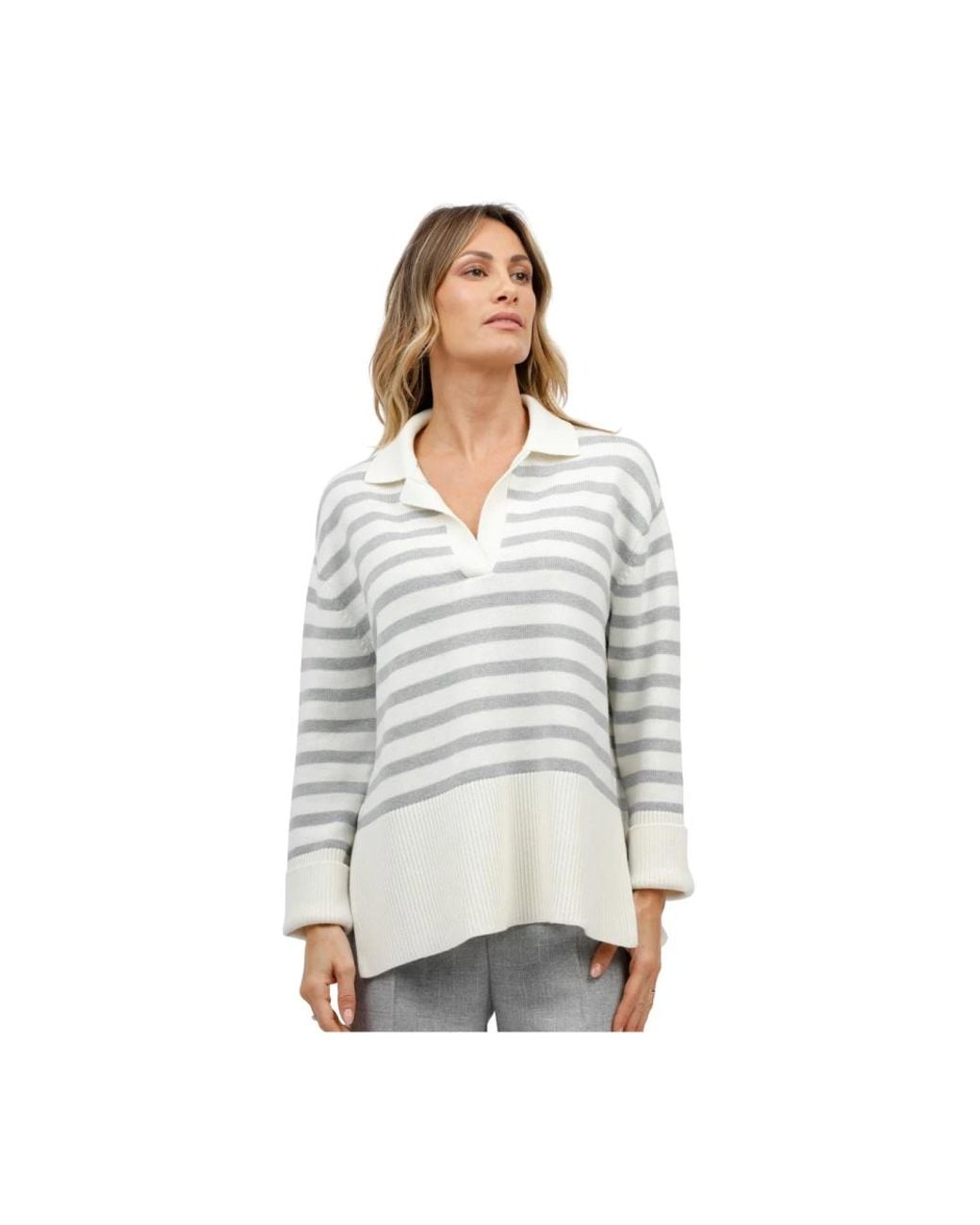Gran Sasso Gray Polo Shirts
