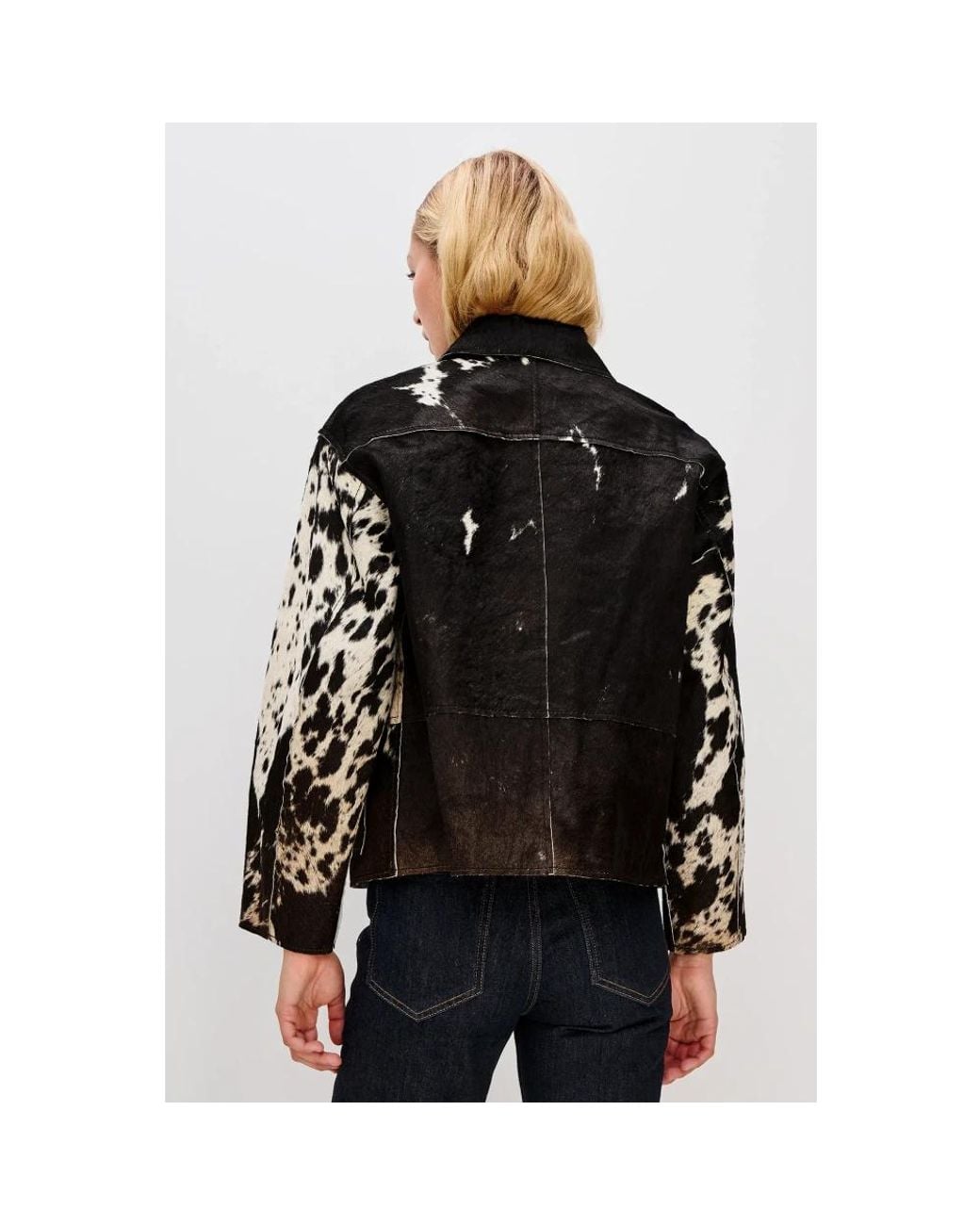 Leather Jackets Rails de color Black