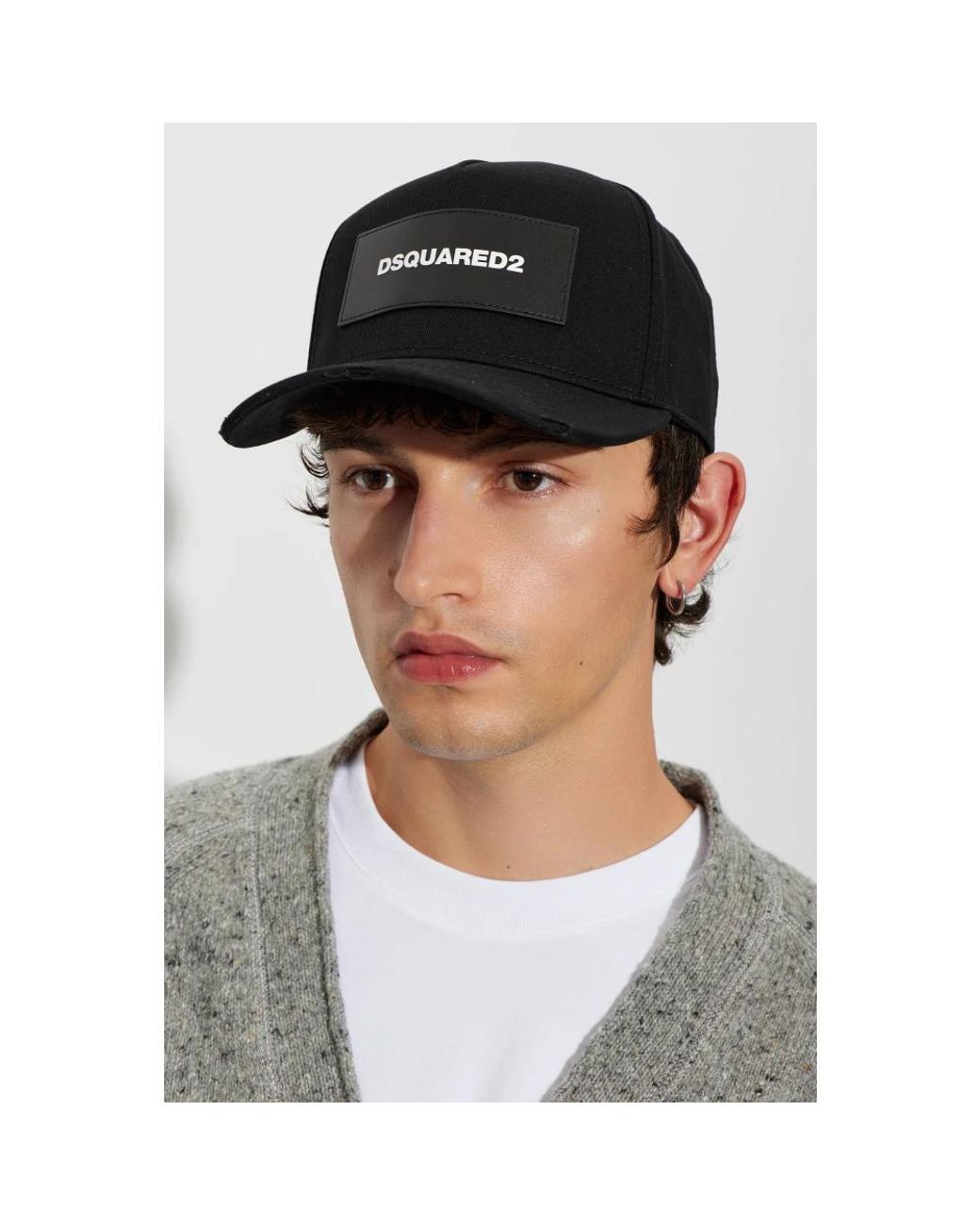 DSquared² Black Hats & Caps for men