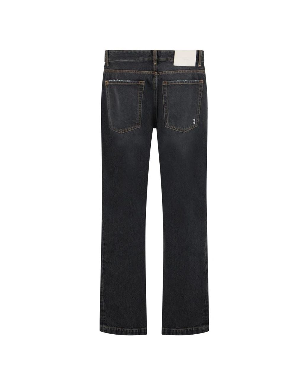 ICON DENIM Gray Straight Fit Jeans for men