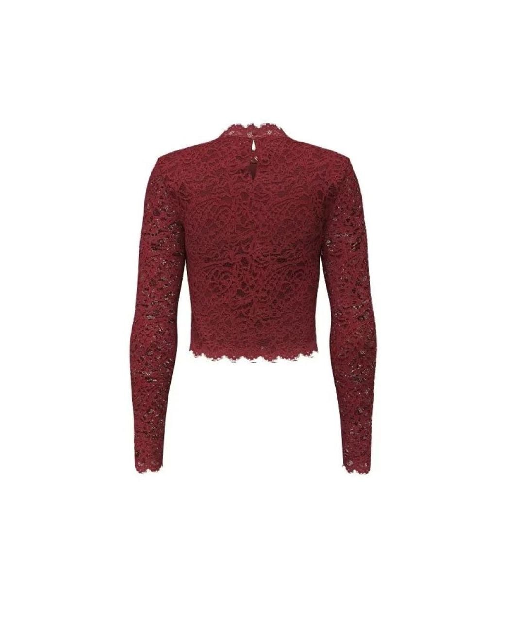 Guess Red Long Sleeve T-Shirts
