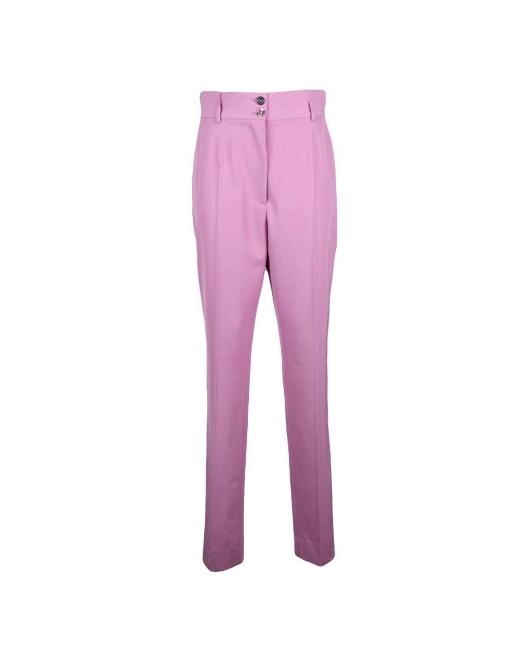 Dolce & Gabbana Purple Wide Trousers