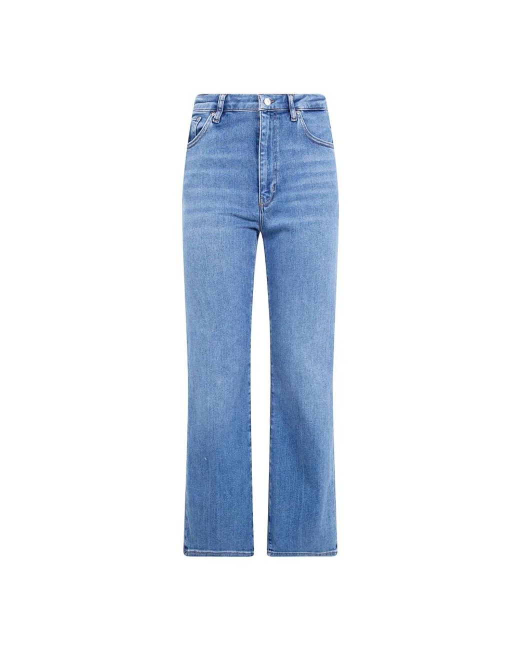 FRAME Blue Straight Fit Jeans