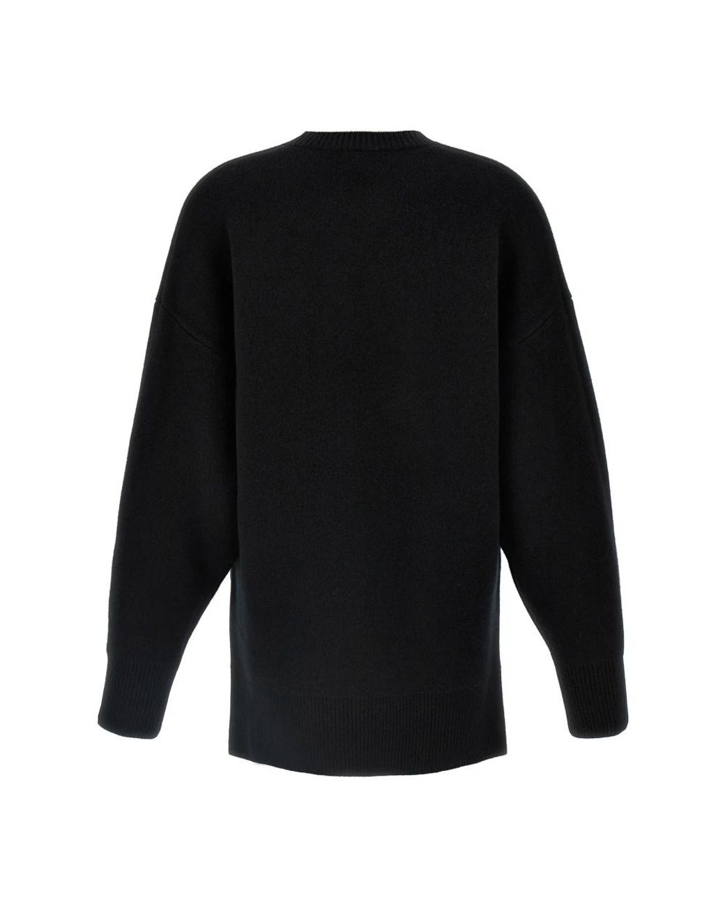 Totême  Black Round-Neck Knitwear