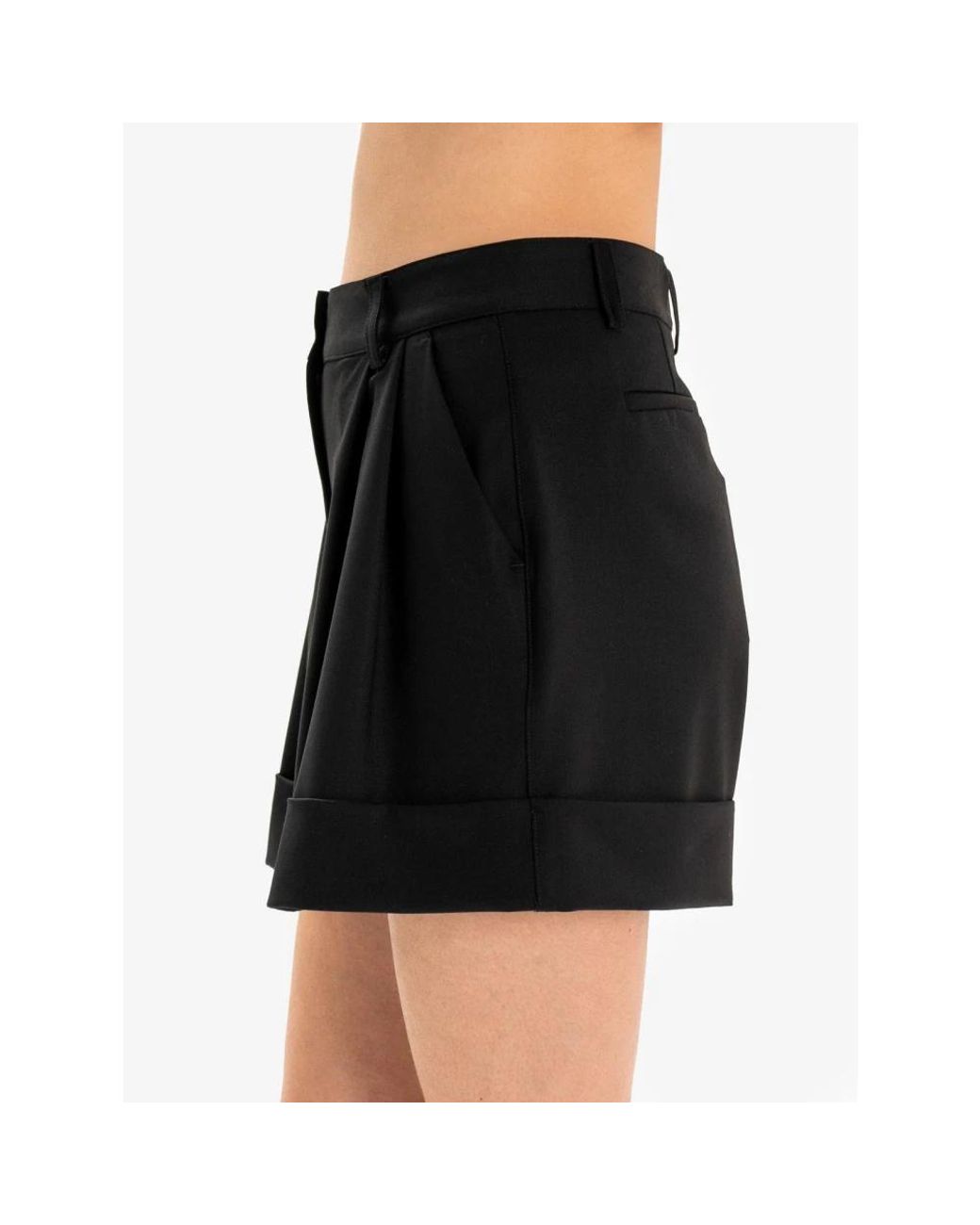 P.A.R.O.S.H. Black Short Shorts