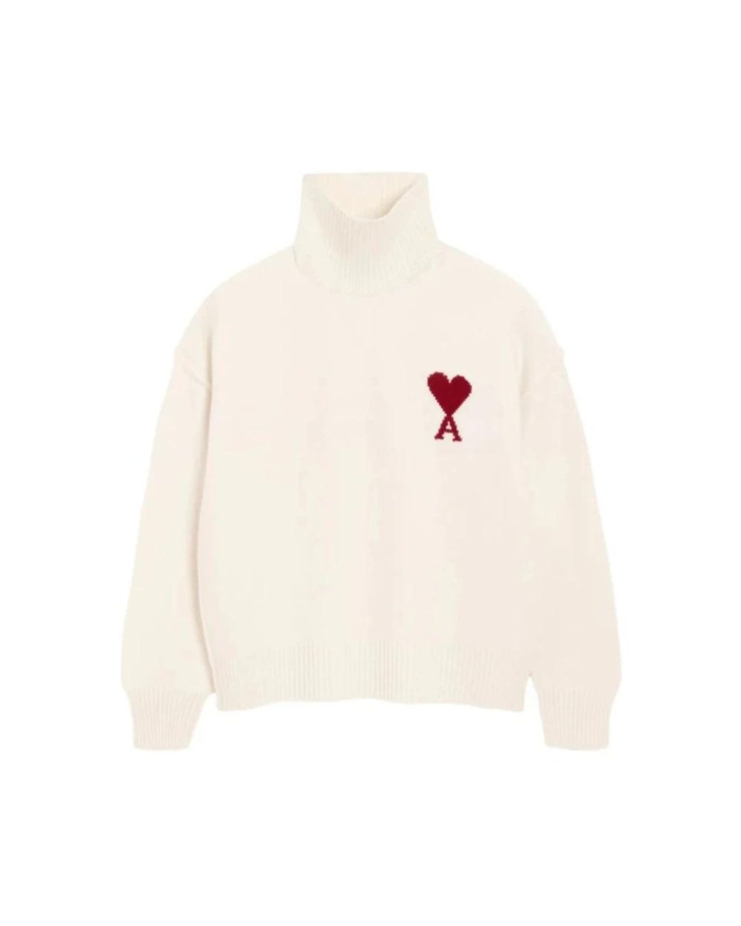 AMI White Turtlenecks for men
