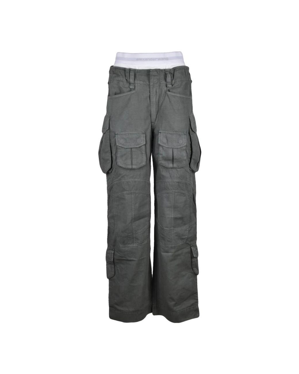 Alexander Wang Gray Wide Trousers