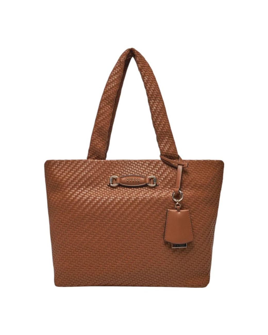 Guess Brown Tote Bags