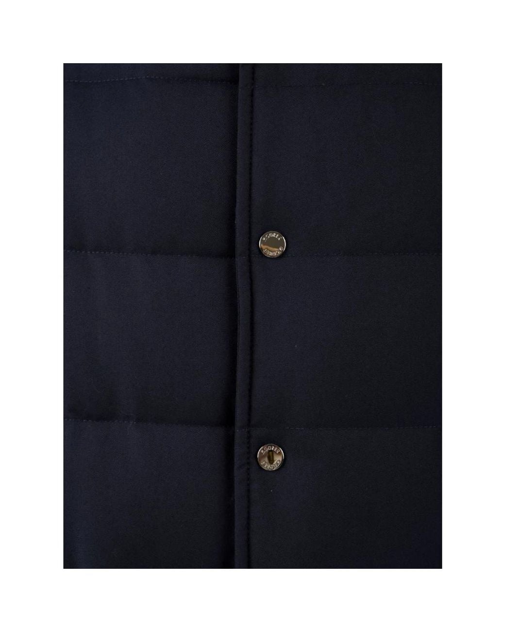 Moorer Blue Down Jackets for men