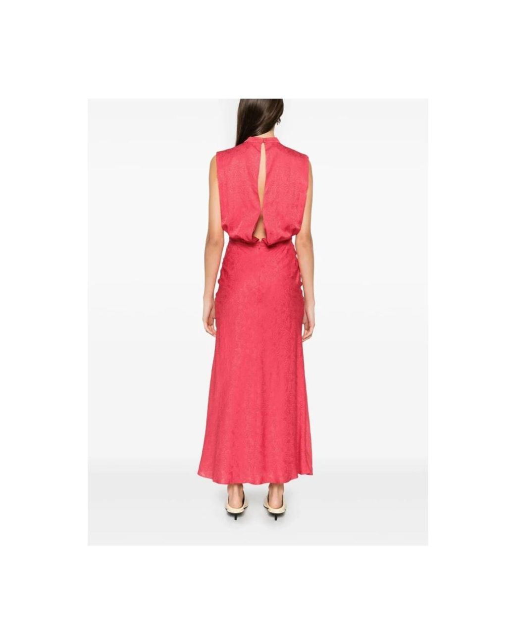 Saloni Pink Maxi Dresses