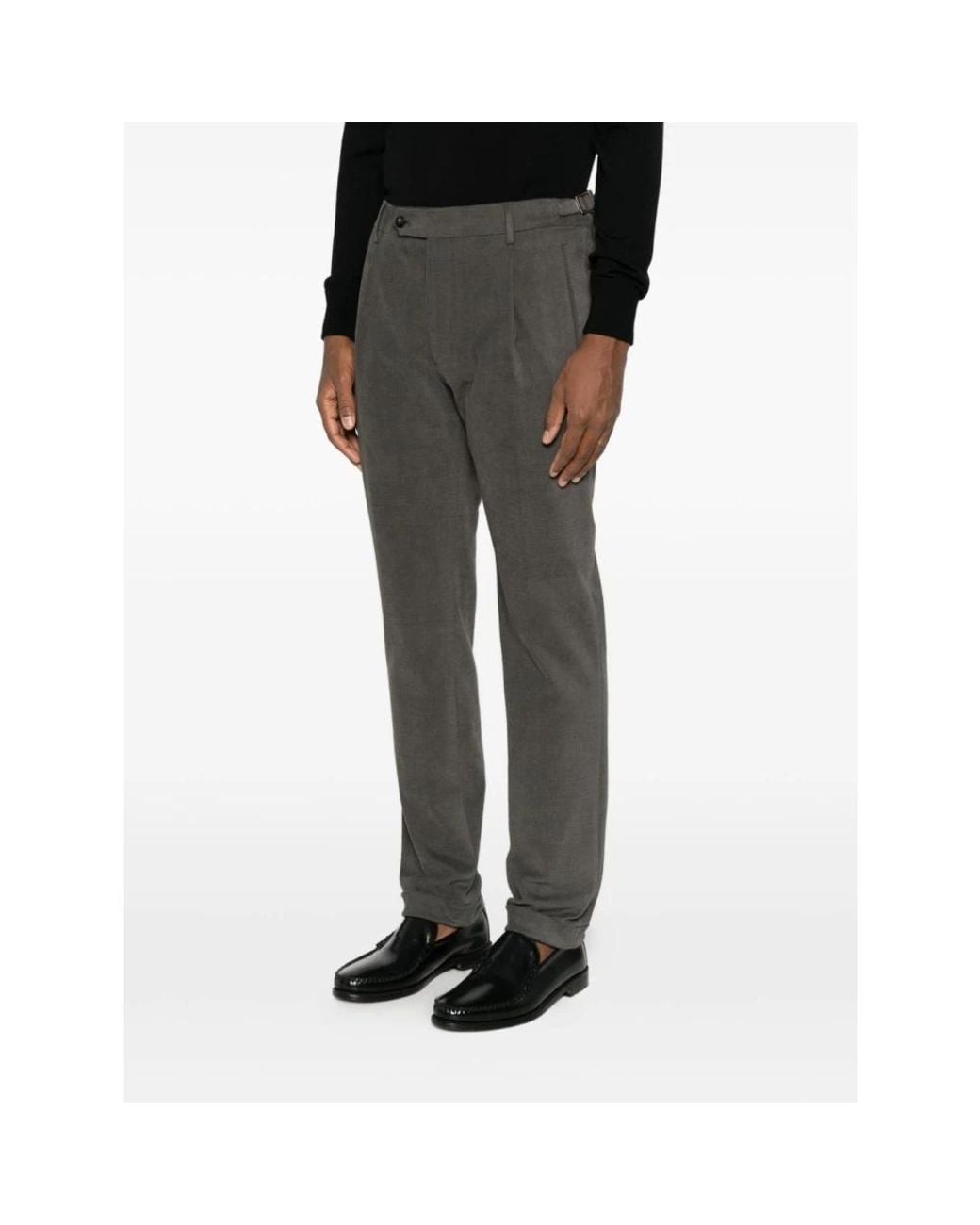Berwich Black Suit Trousers for men