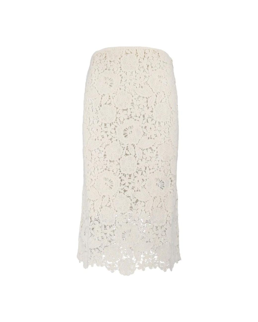 Ermanno Scervino Natural Midi Skirts