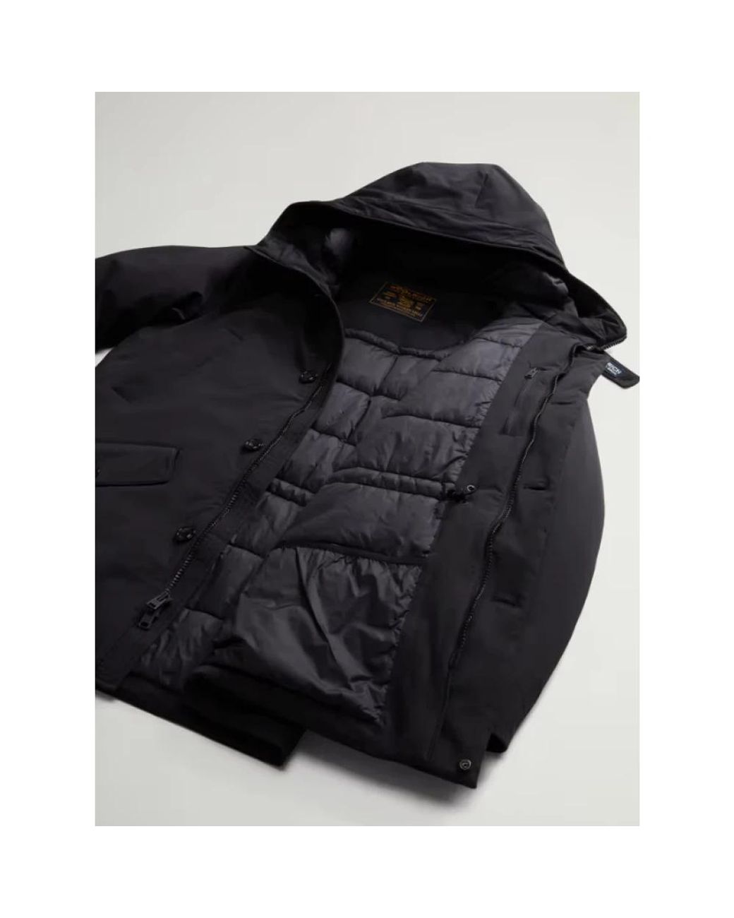 Woolrich Blue Parkas for men