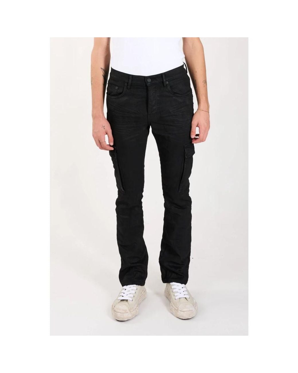 パンツ purple brand slim Fit genes Black Slim-Fit Jeans Purple Brand de hombre de color Negro | Lyst