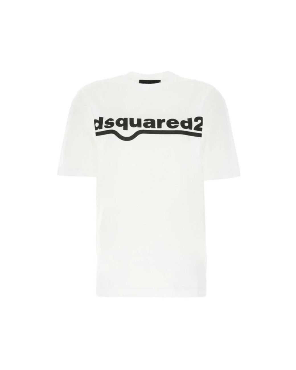 DSquared² Tops ,Wit ,Katoen Witte Katoenen T-Shirt Voor Mannen in het White voor heren
