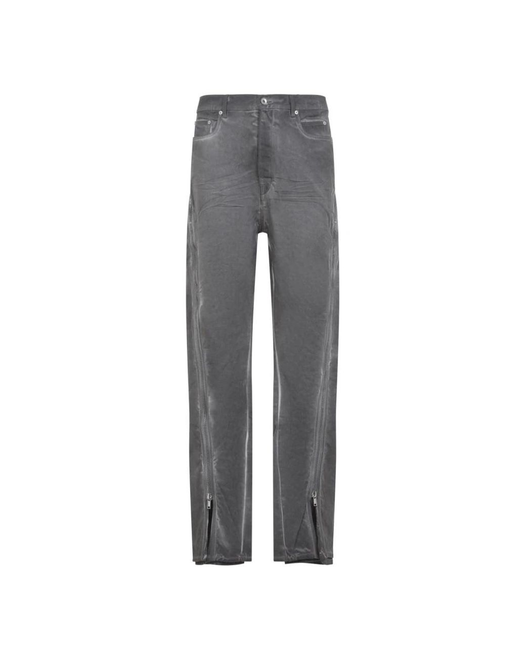 Rick Owens Gray Loose Fit Jeans for men