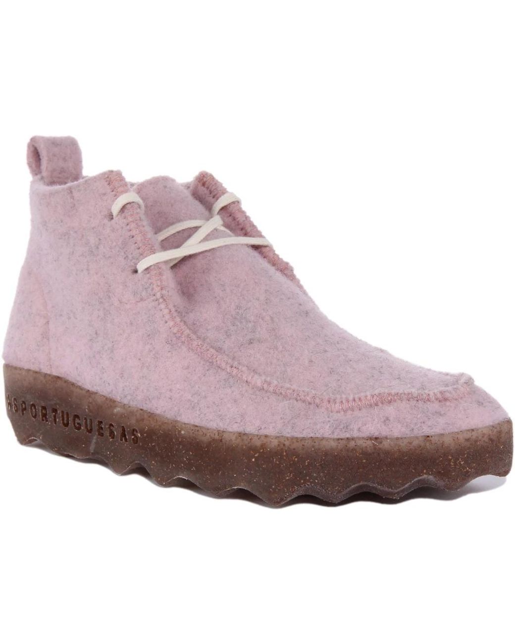 ASPORTUGUESAS Purple Lace-Up Boots
