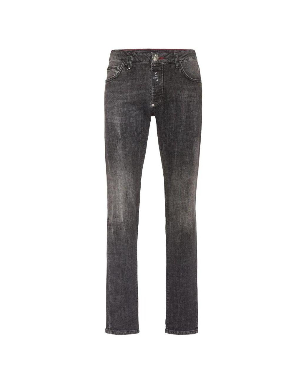 Philipp Plein Gray Slim Fit Jeans for men