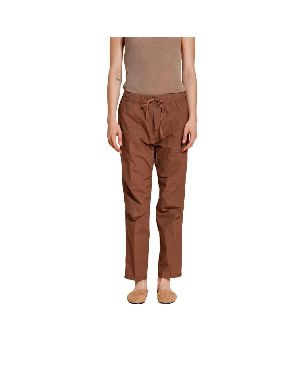 Mason's Brown Straight Trousers
