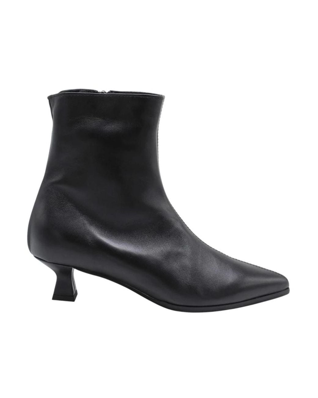 E mia Black Heeled Boots