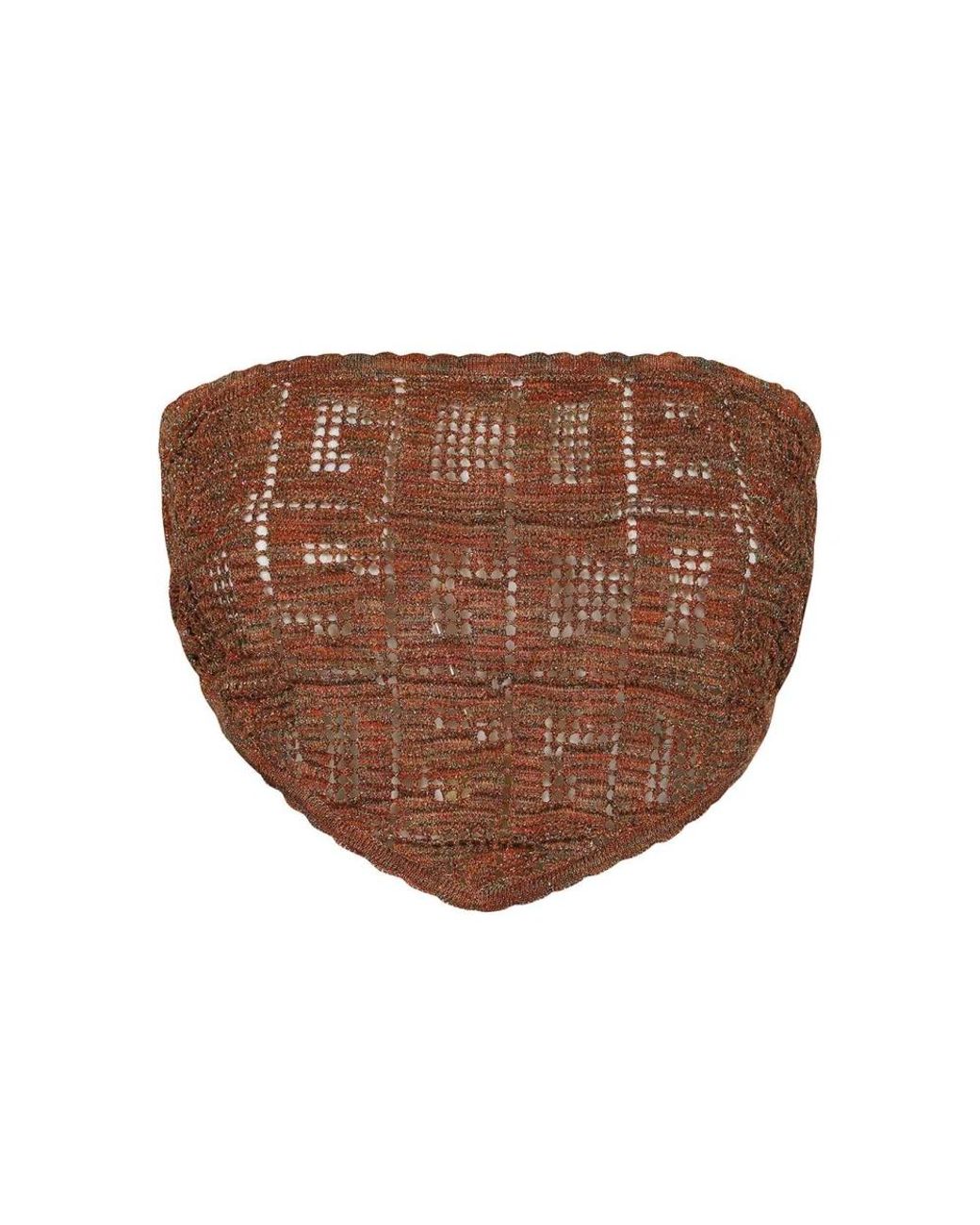 Gcds Brown Sleeveless Tops
