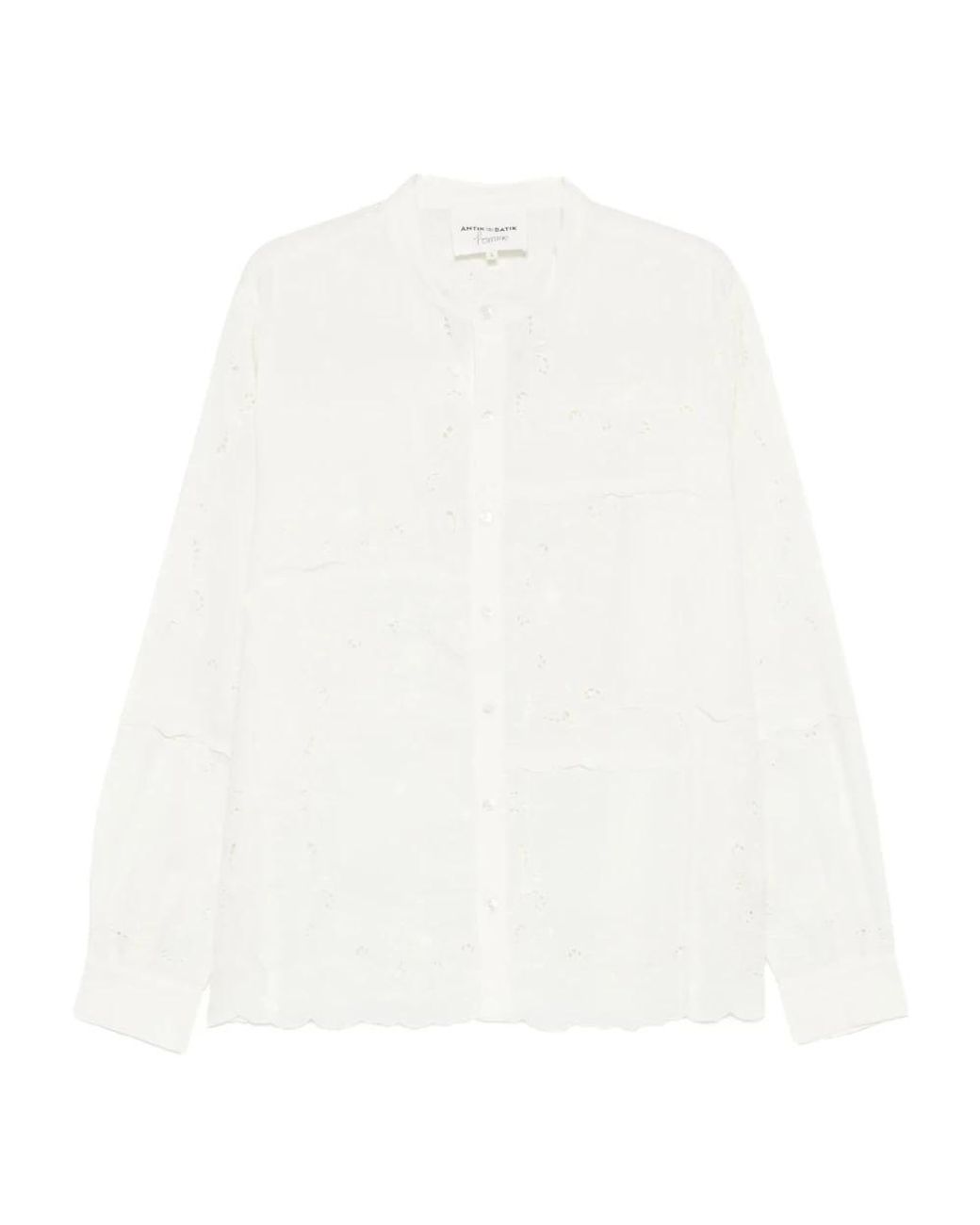 Antik Batik White Casual Shirts for men