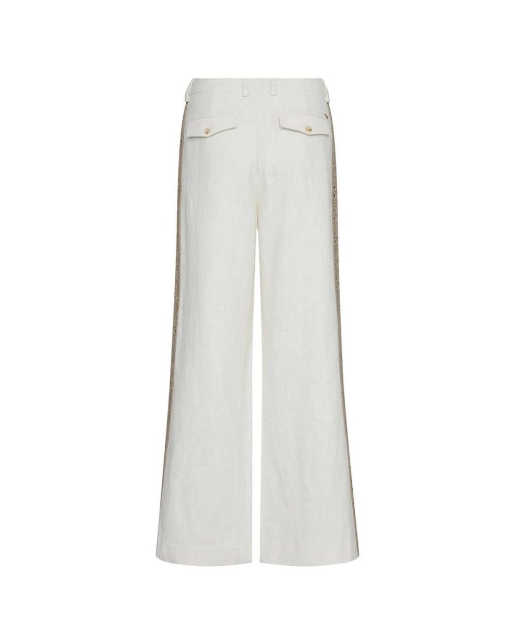 Mos Mosh Gray Wide Trousers