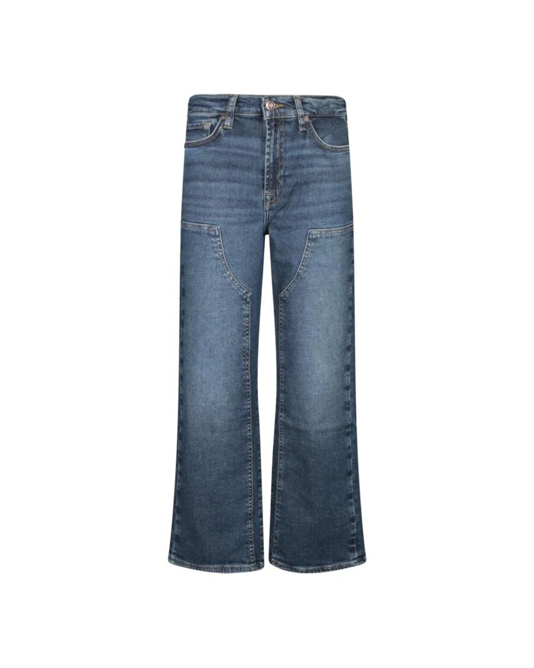 Rene Caovilla Blue Wide Jeans