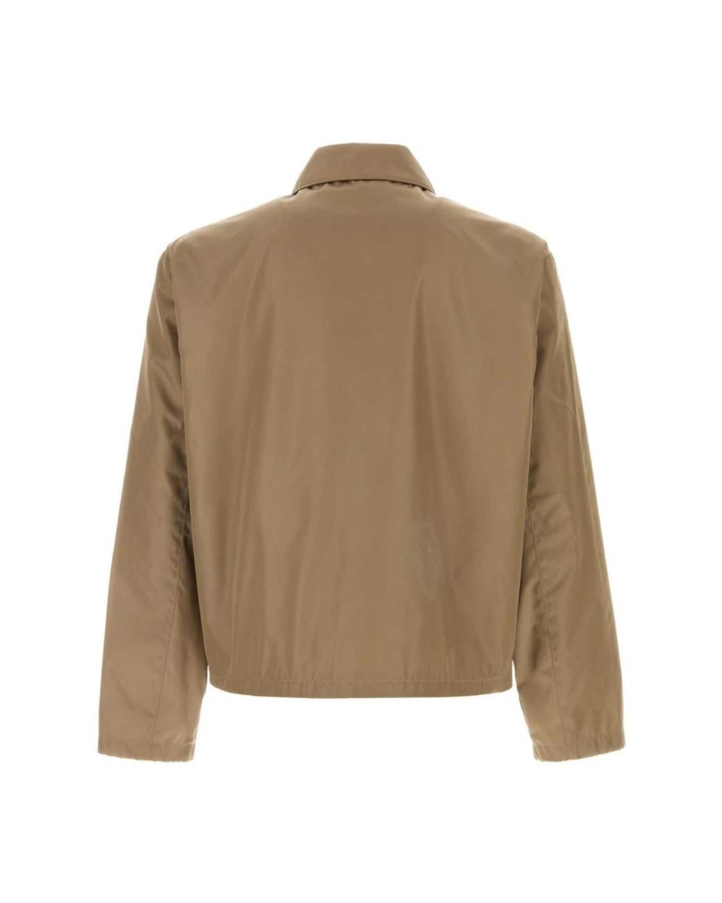 Prada Re-Nylon Short Zip Jacket in Green für Herren