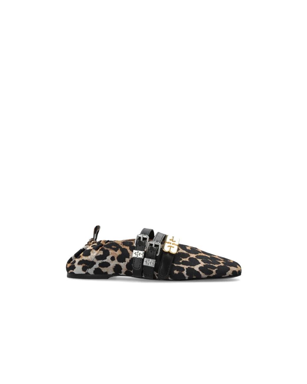 Ganni Black Ballerinas
