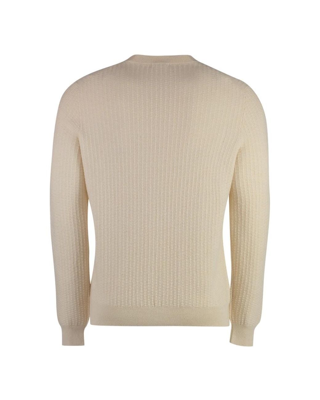 Malo Natural Round-Neck Knitwear for men